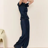 Hepburn Wide Leg - Inkwell