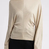 Ciel Sleeved Top - Oatmeal