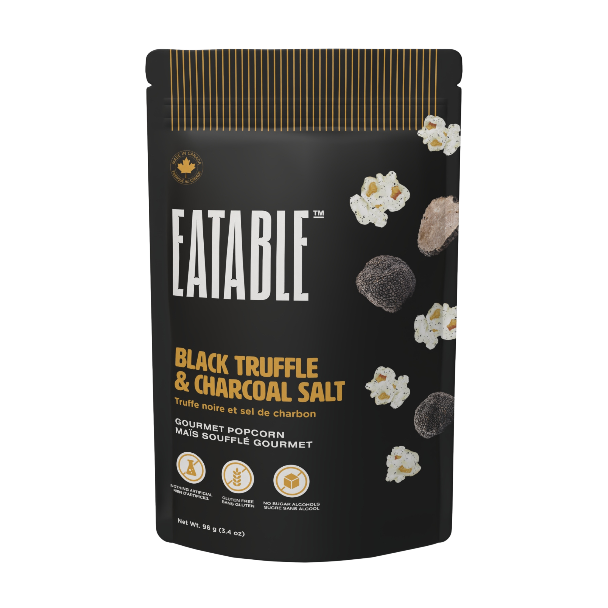 Black Truffle & Charcoal Salt Popcorn  🧂