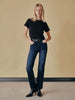 Patti High Rise Straight Jeans - Blue Cave