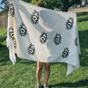 Evil Eye Throw Blanket - Black