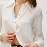 Abbey Silk Shirt - Ivory