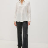 Abbey Silk Shirt - Ivory