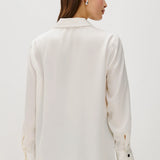 Abbey Silk Shirt - Ivory