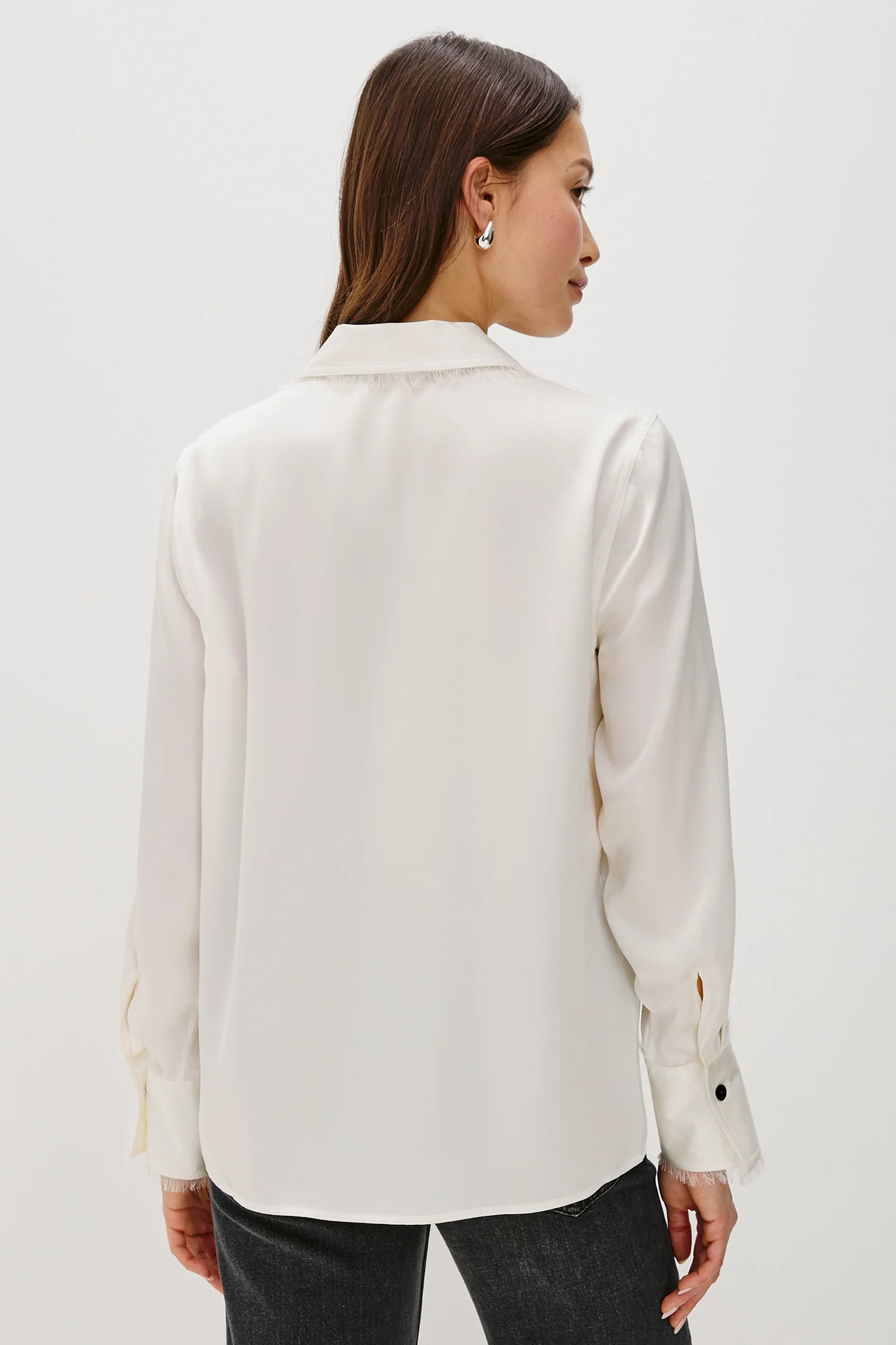 Abbey Silk Shirt - Ivory