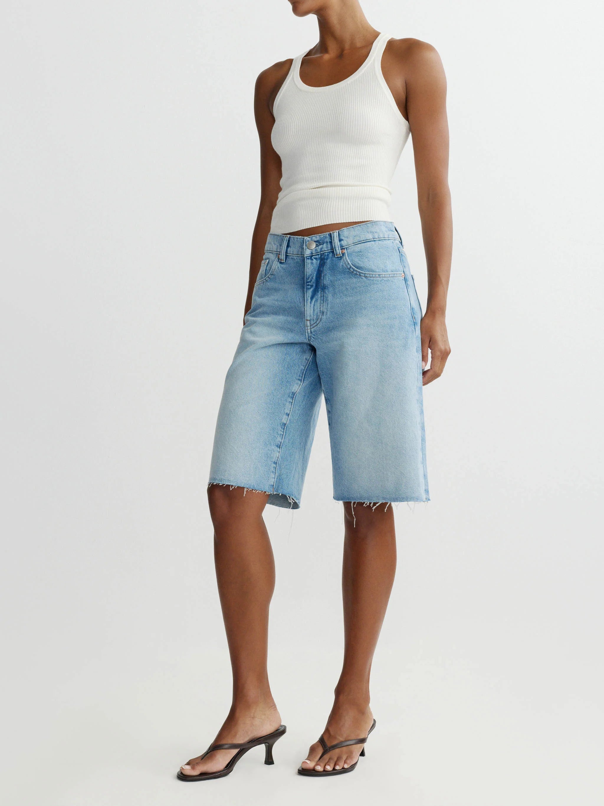 Abby Relaxed Low Rise Short - Bayside