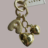 Bag Charm - Bubble Letter, A