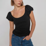 Angelica Top - Jet Black