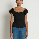 Angelica Top - Jet Black