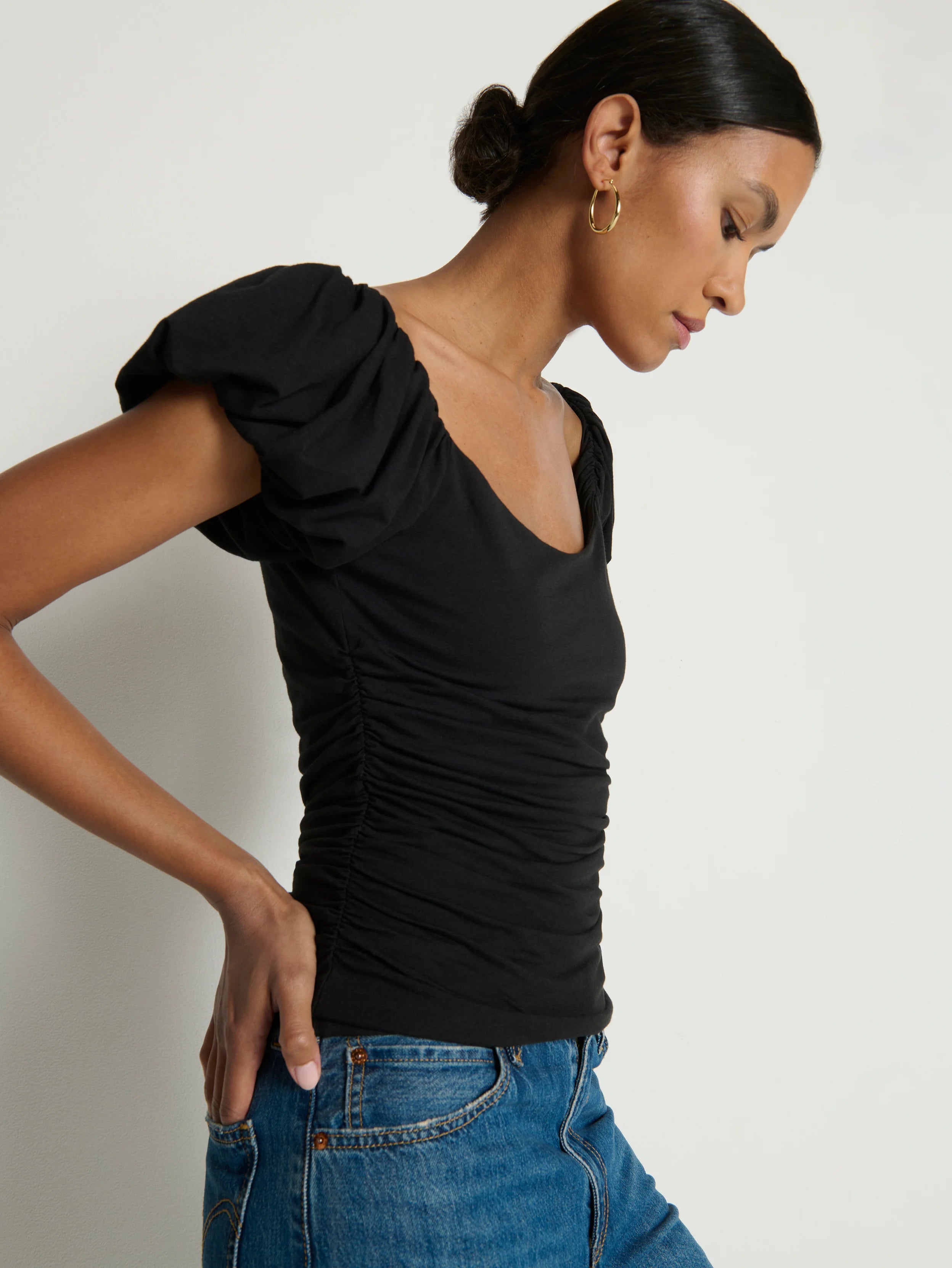 Angelica Top - Jet Black