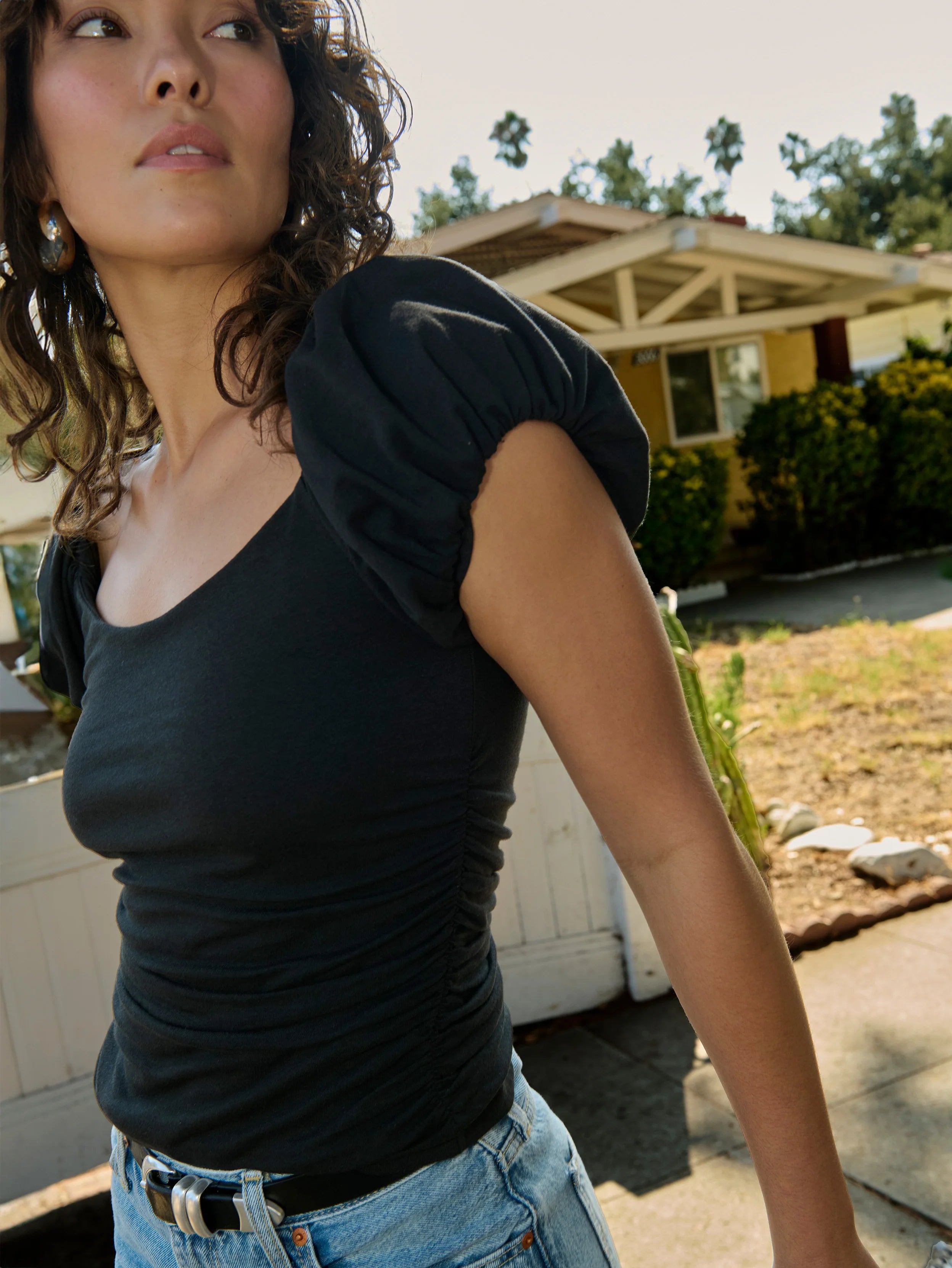 Angelica Top - Jet Black