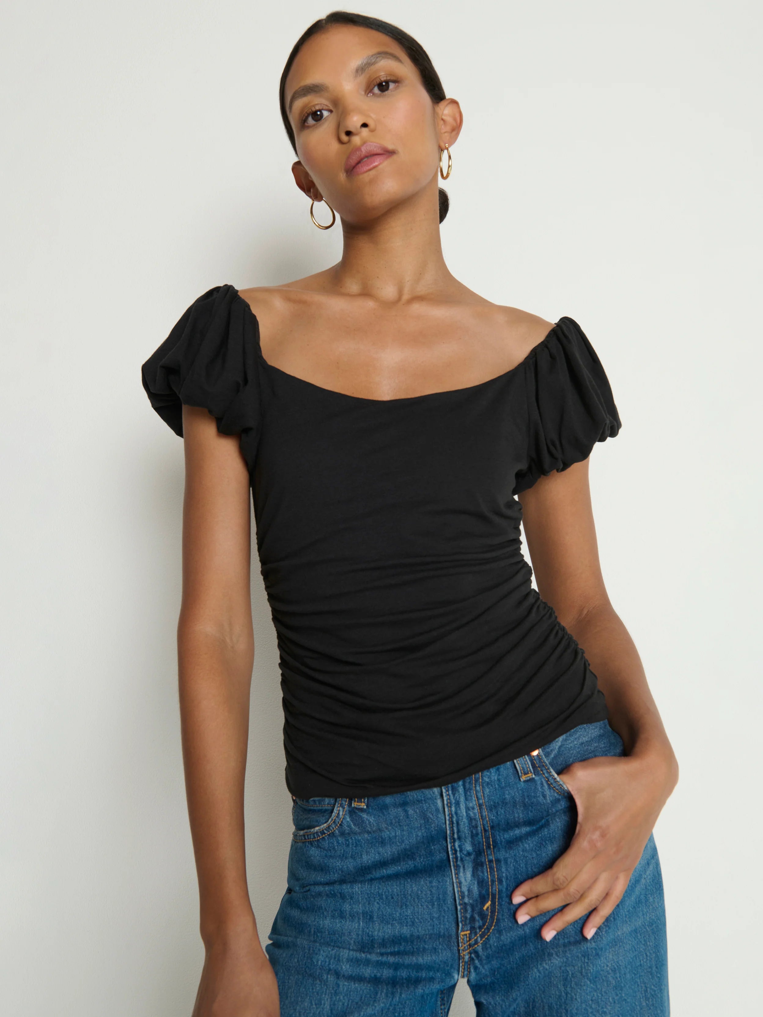 Angelica Top - Jet Black