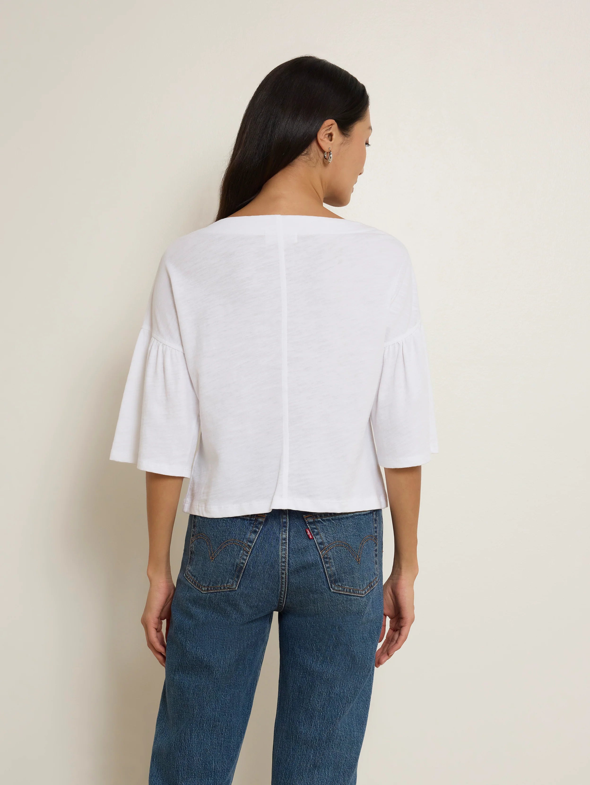 Angeline Top - Optic White
