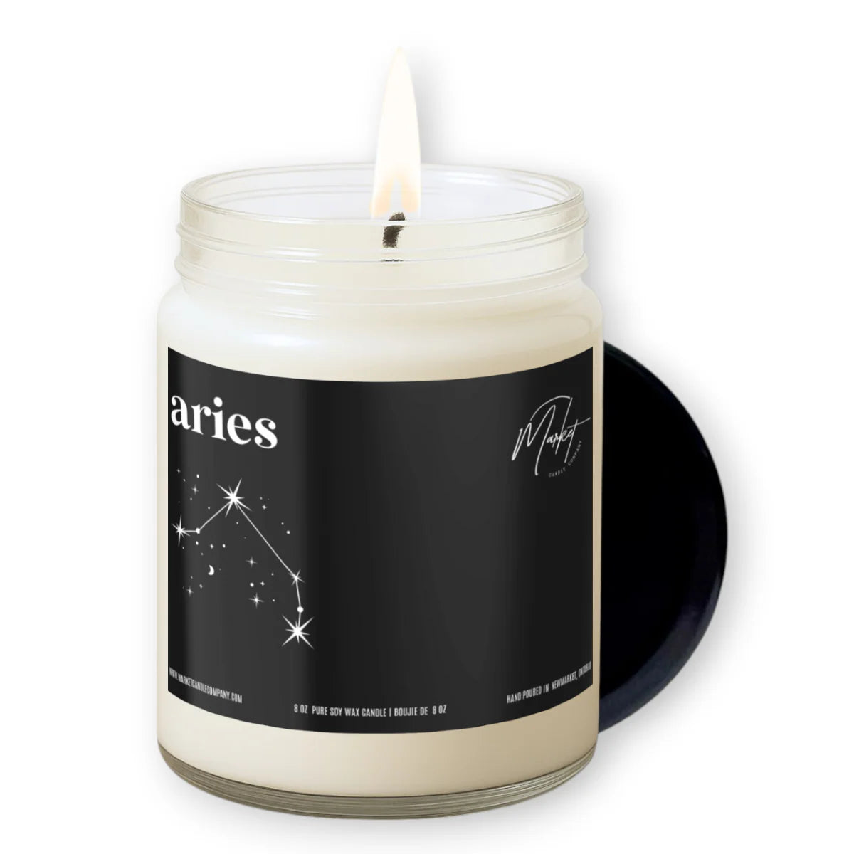Aries Zodiac Candle