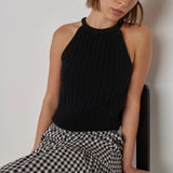 Auburn Sweater Top - Jet Black