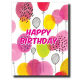 Assorted Blank Birthday Cards- Box of 6