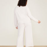 Cozy Chic Slouchy Pullover - Stone