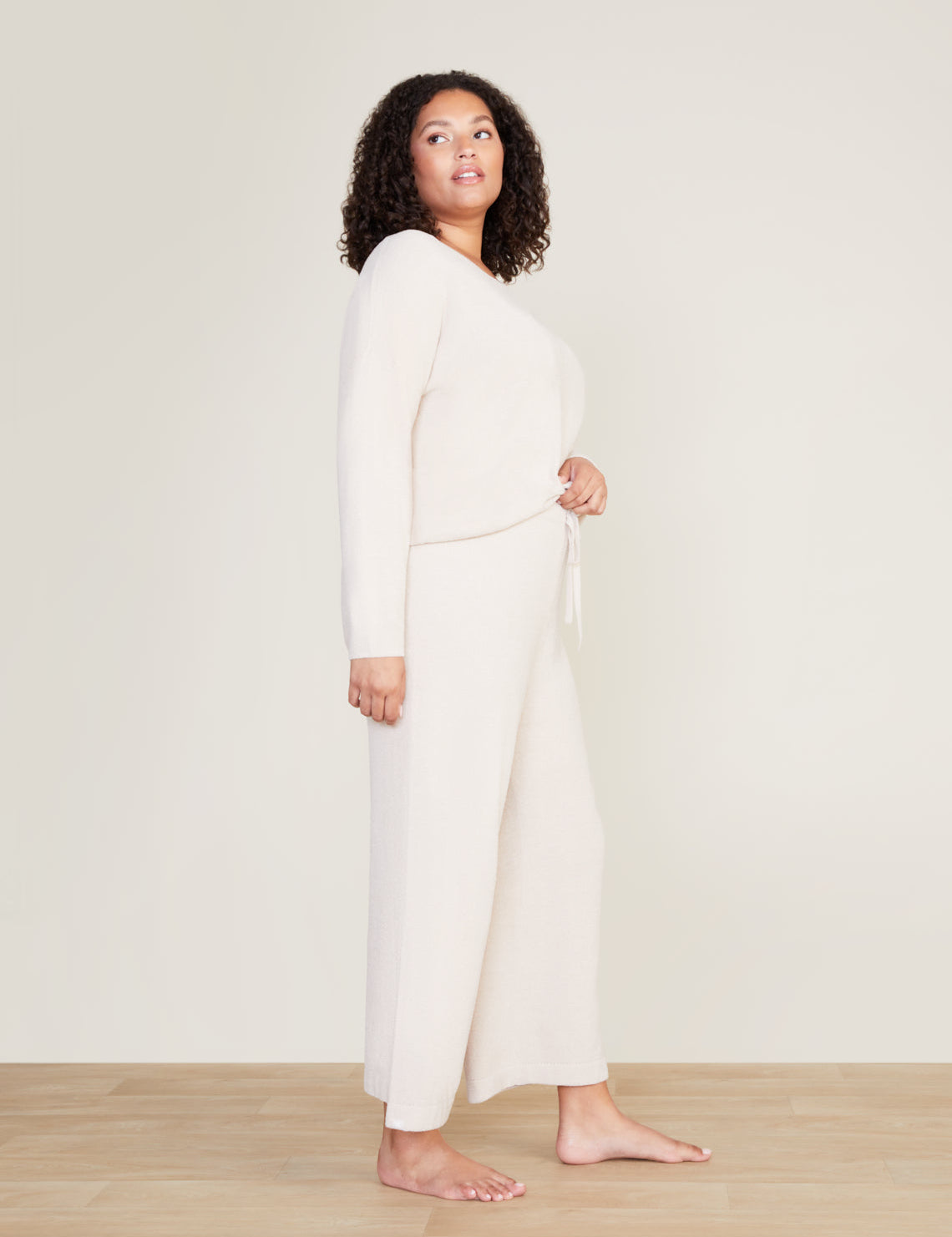 Cozy Chic Slouchy Pullover - Stone