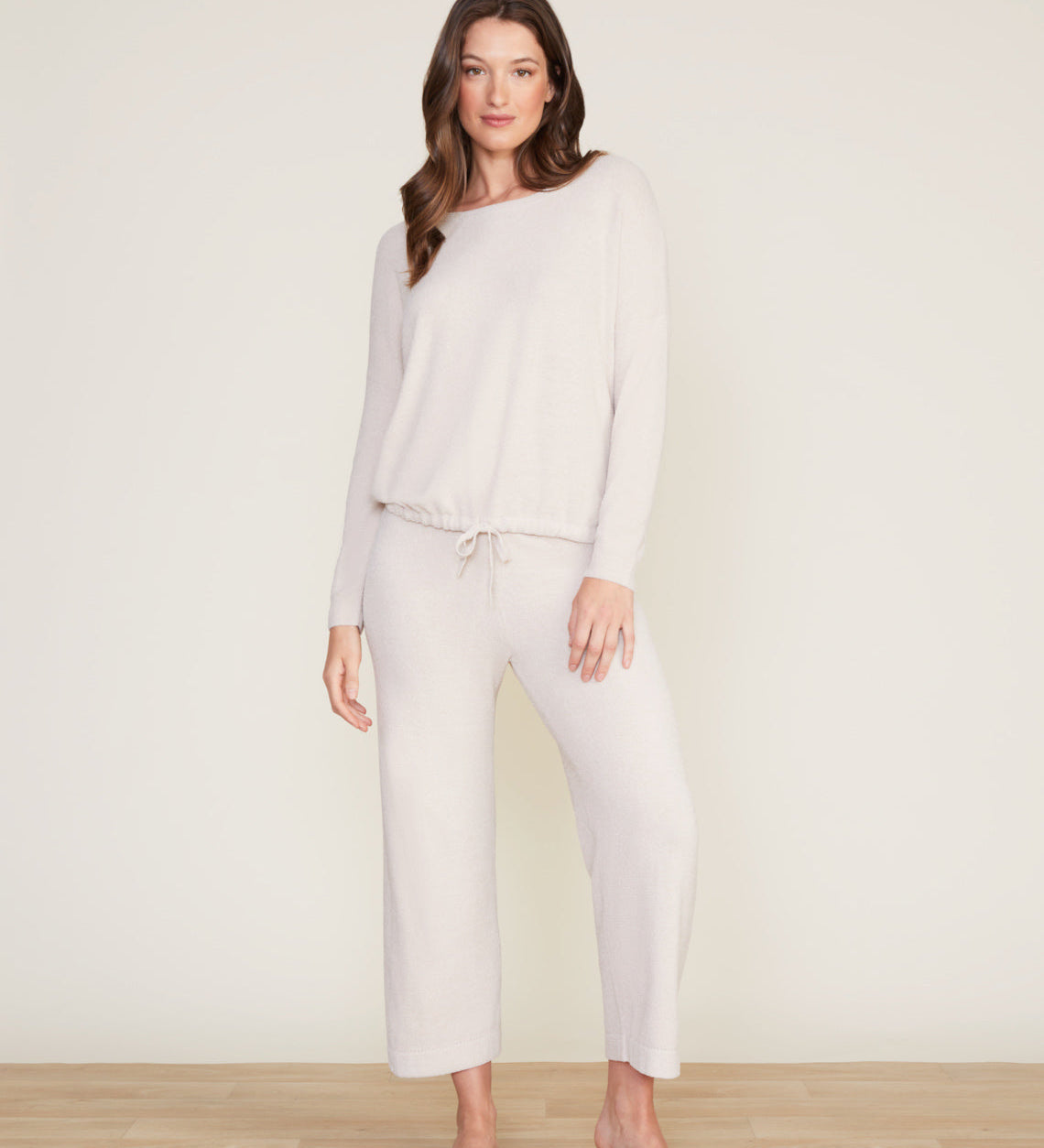 Cozy Chic Slouchy Pullover - Stone