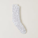 Animal Print Sock - Cream/ Stone