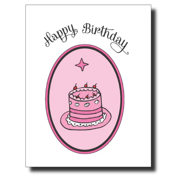 Birthday Cherry Frosting Card
