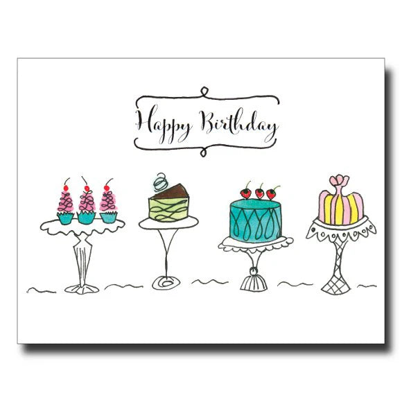 Birthday Pastries Card