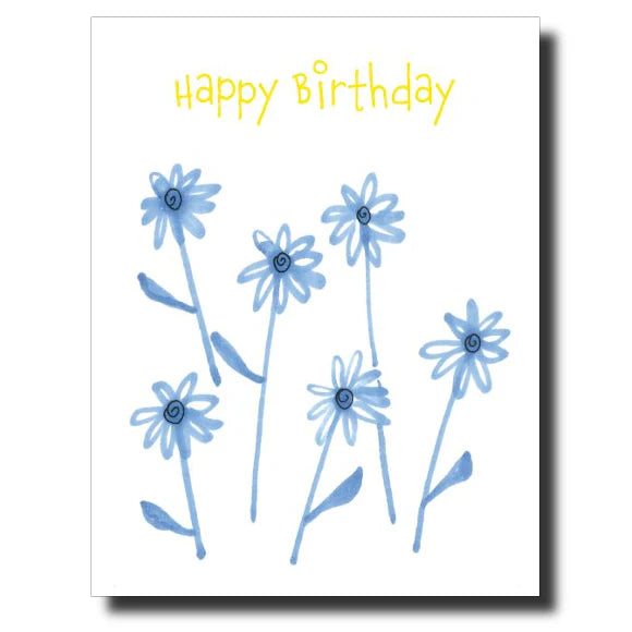 Blue Daisies Card