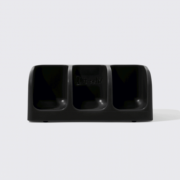 Self Draining Soap Dish - Black