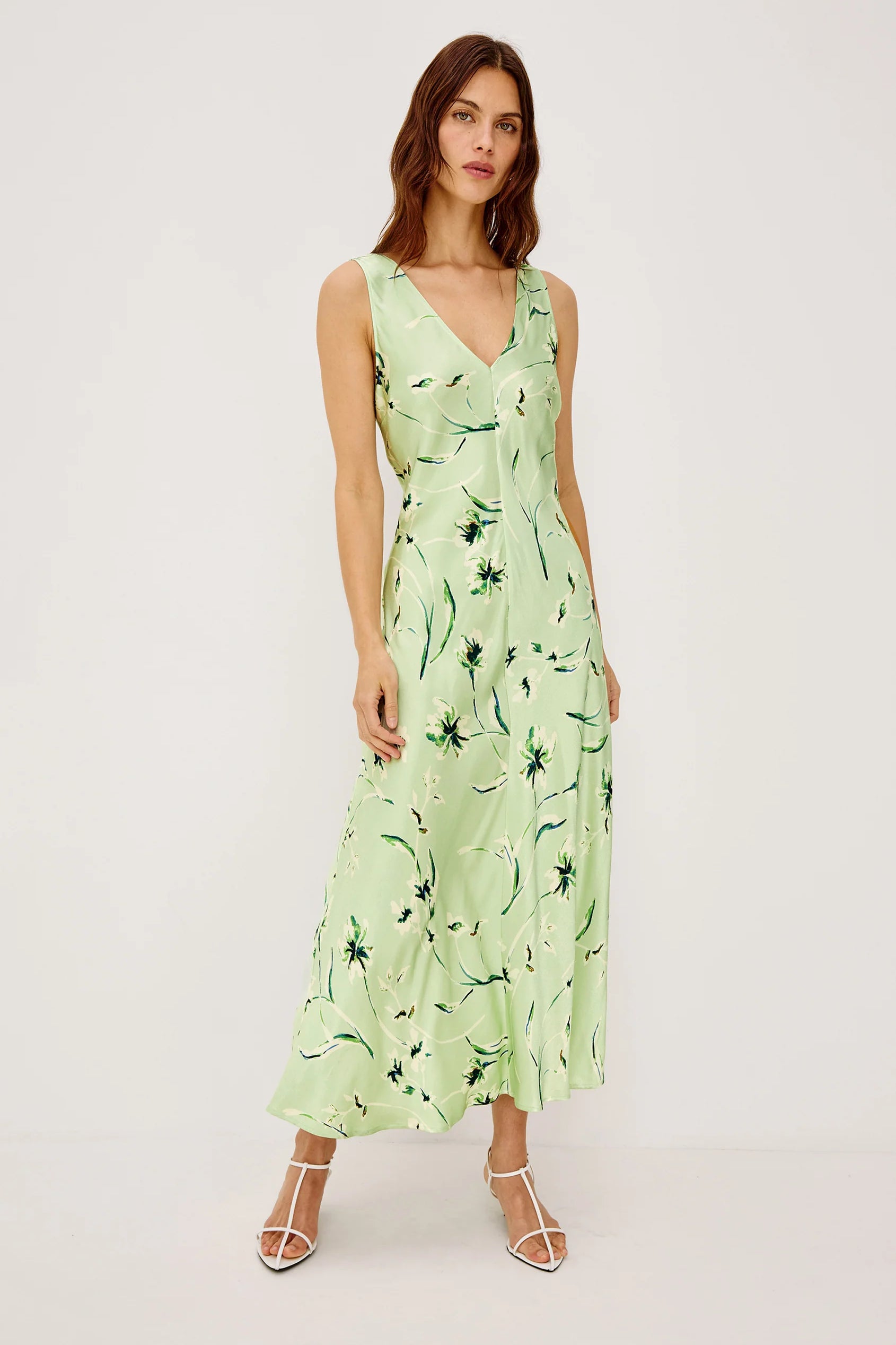 Camellia Dress - Mint Linnea