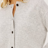 Carre Cardigan - Heather Grey