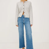 Carre Cardigan - Heather Grey