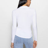 Dreamgirl Button Up - White