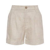 Caravan Cuffed Short- Flax