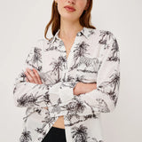 Charli Shirt - Ivory Bengal