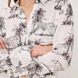Charli Shirt - Ivory Bengal