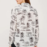 Charli Shirt - Ivory Bengal
