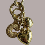 Bag Charm - Bubble Letter, C