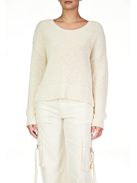 Scoop Neck Sweater - Eco Natural