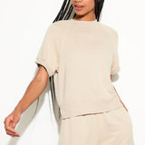 Monroe S/S Sweatshirt- Palo Santo