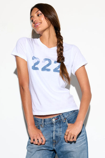 222 Fairfax Classic Tee- White