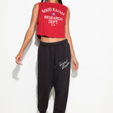 NEW Good Karma Crawford Crop Tank- Red Heart