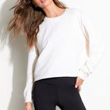 555 Perry L/S Top- Canvas