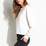 555 Perry L/S Top- Canvas
