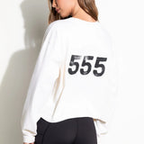 555 Perry L/S Top- Canvas