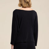Cecilia Kashmir Knit Top - Black