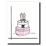 Assorted Blank Fashion Cards- Box of 6
