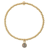 Charmed and Enchanted Bracelet - Labradorite and Gold
