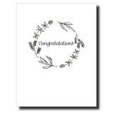 Congratulations Wreath Card