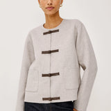 Deidre Jacket- Heather Oat