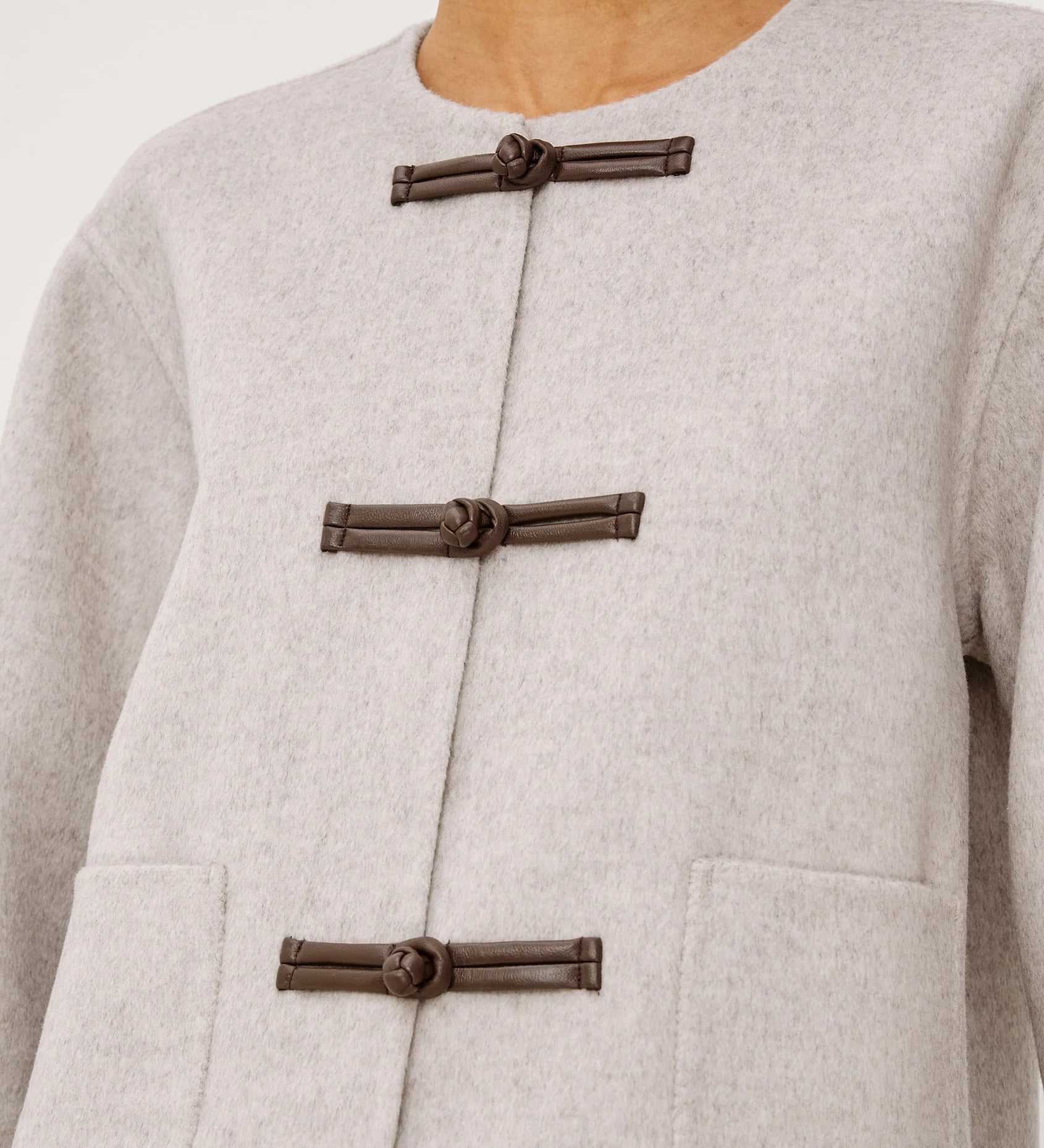 Deidre Jacket- Heather Oat
